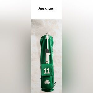 Bold Golf White Dogwood Sunday Bag - Heritage Edition NWT Dark Green